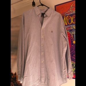 17.5 (XL) Ralph Lauren Polo striped dress shirt